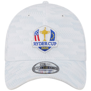 New Era 2025 Ryder Cup 39Thirty Digi Stretch Fit Hat in White - Front View