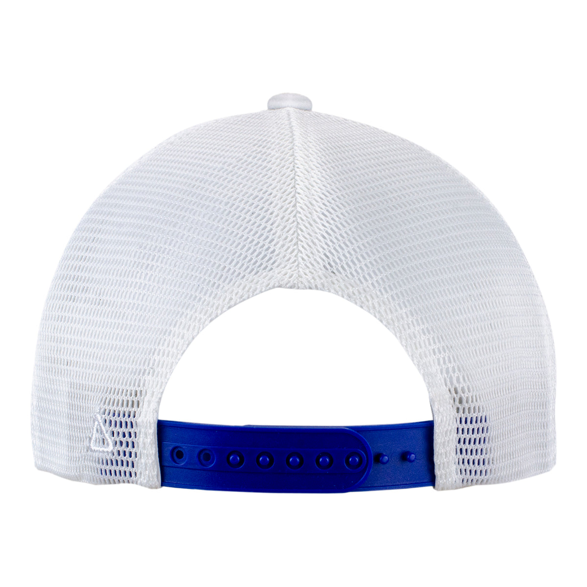 Ahead 2025 Ryder Cup Diagonal Stripe Meshback Hat in Red, White, and Blue - Back View