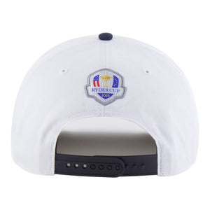 '47 Brand 2025 Ryder Cup Overhand Hitch Rope Hat in White and Navy -Back View