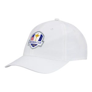 Ahead 2025 Ryder Cup Stratus Performance Hat in White - Angled Front Left View