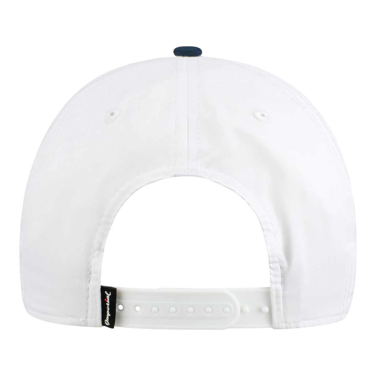 Imperial 2025 Ryder Cup Logo Two Tone Rope Hat in White and Navy - Back View