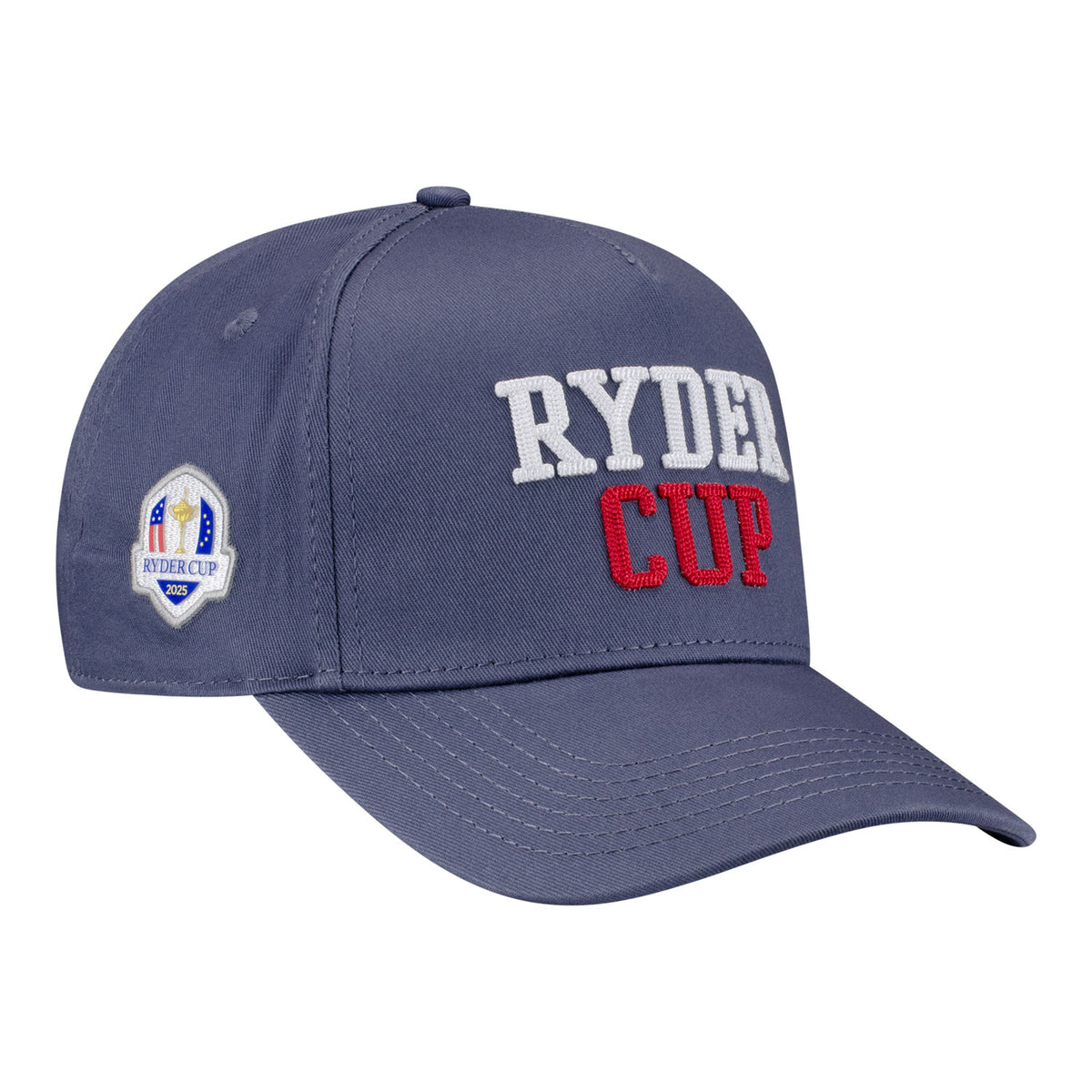 Barstool 2025 Ryder Cup Large Text Hat in Navy - Angled Font Right View