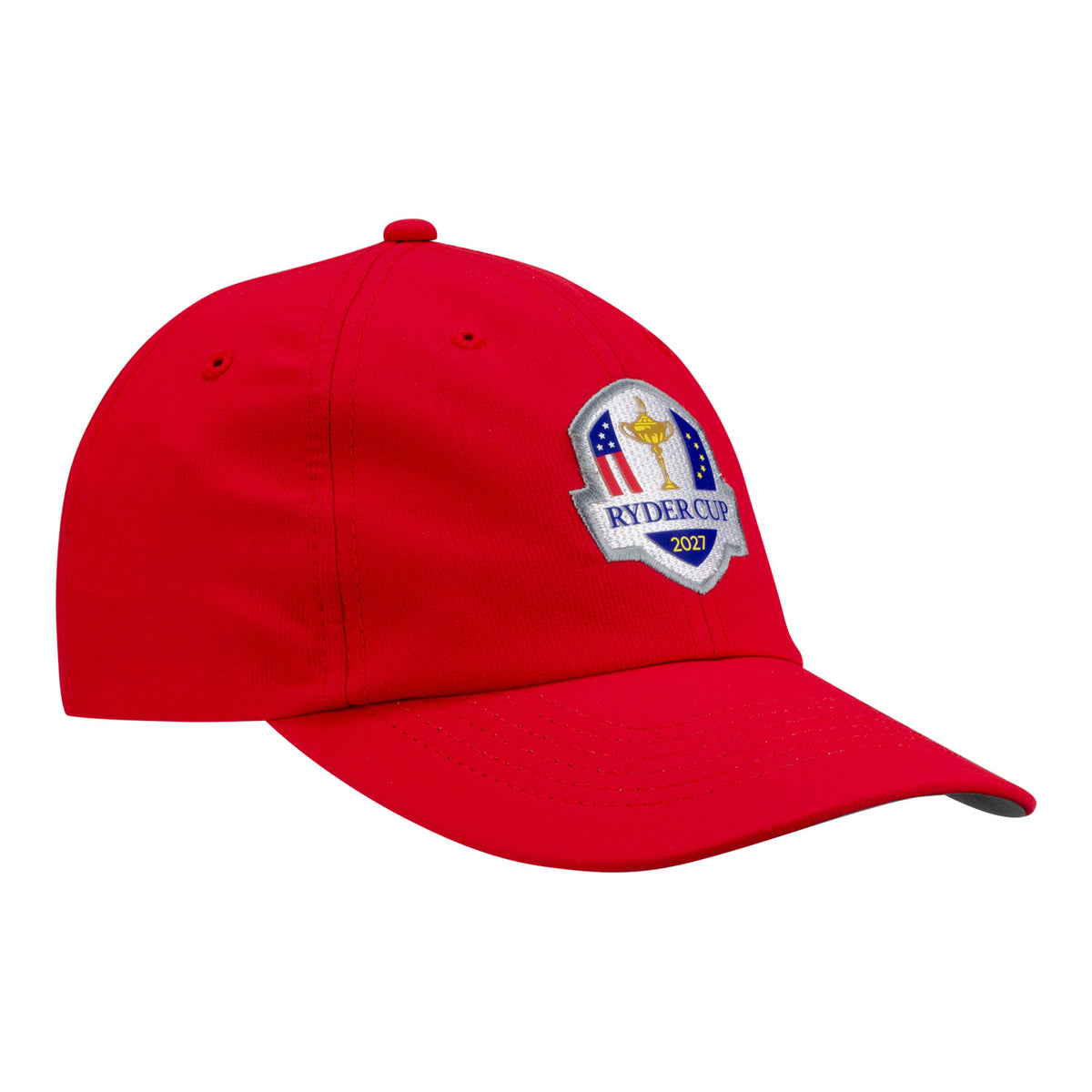 Imperial 2027 Ryder Cup Original Performance Hat in Red Pepper - Angled Front Right View