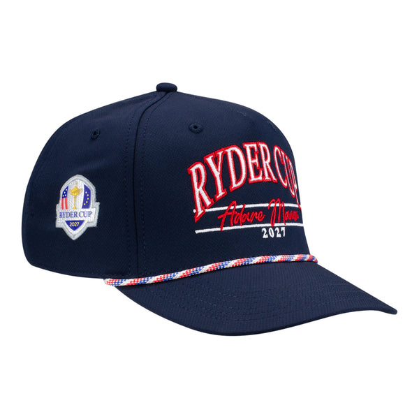 Ahead 2027 Ryder Cup Oversized Text Rope Hat In Navy - US Ryder Cup