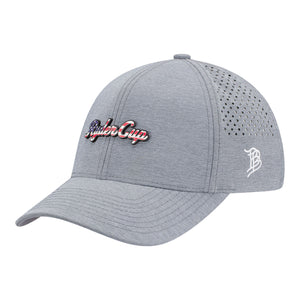 Branded Bills 2027 Ryder Cup 500 Curved Performance Hat in Heather Grey - Front Left
