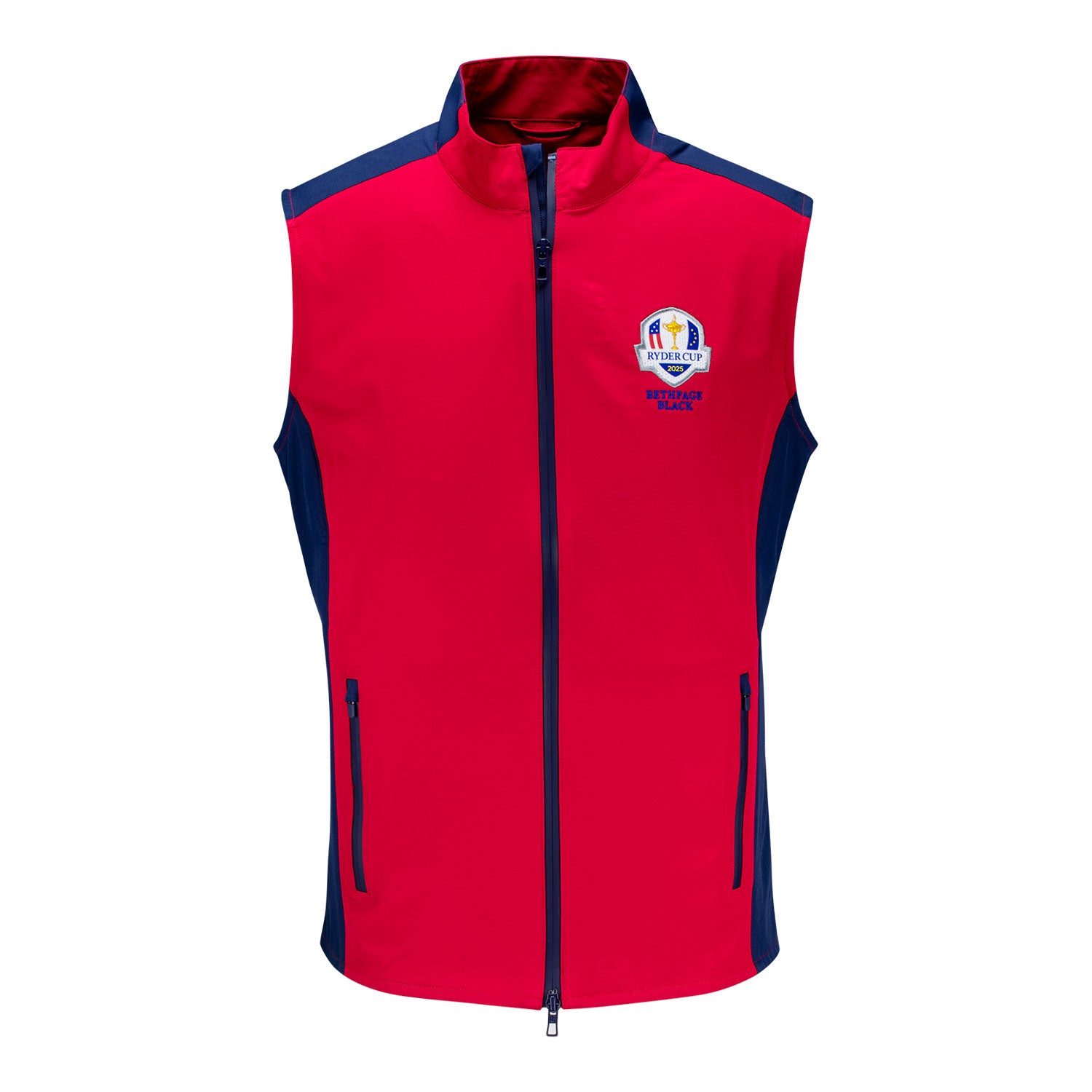 Holderness & Bourne 2025 Ryder Cup Hayes Full Zip Vest - Front View