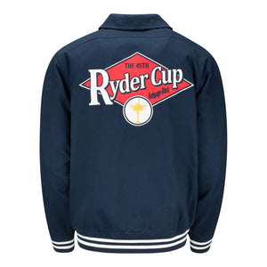 '47 Brand 2025 Ryder Cup Golden Diamond Homestead Jacket in Navy - Back View