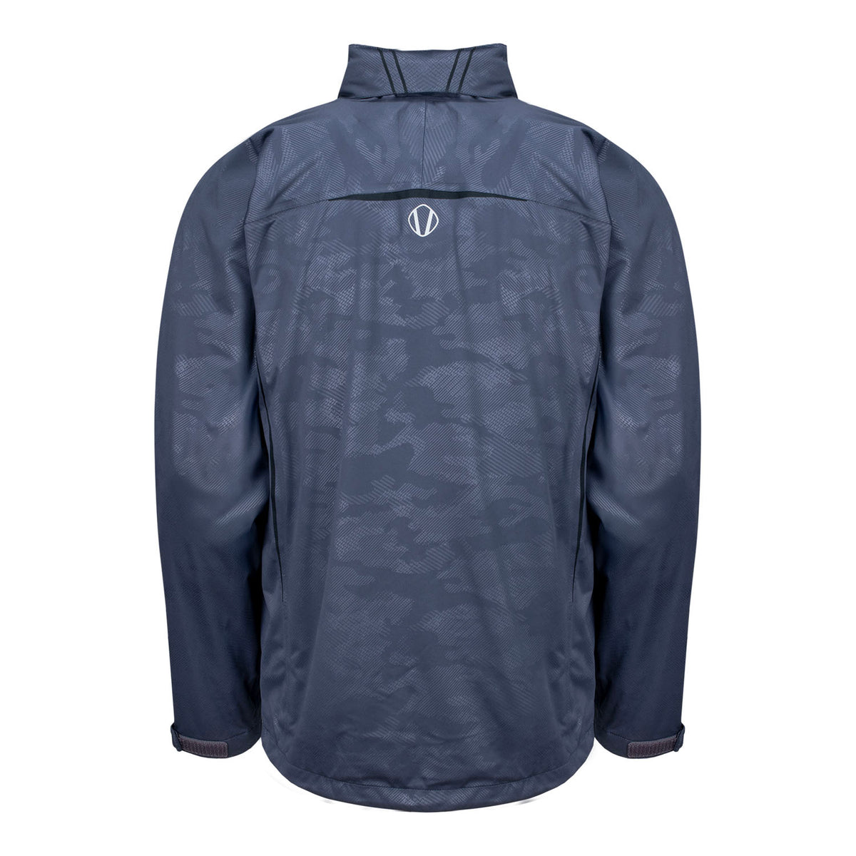 Sunice 2025 Ryder Cup Joe Zephal Rain Jacket in Charcoal Camo - Back View