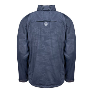 Sunice 2025 Ryder Cup Joe Zephal Rain Jacket in Charcoal Camo - Back View