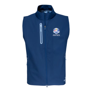 FootJoy 2027 Ryder Cup TempoSeries Vest in Navy and Light Blue - Front View
