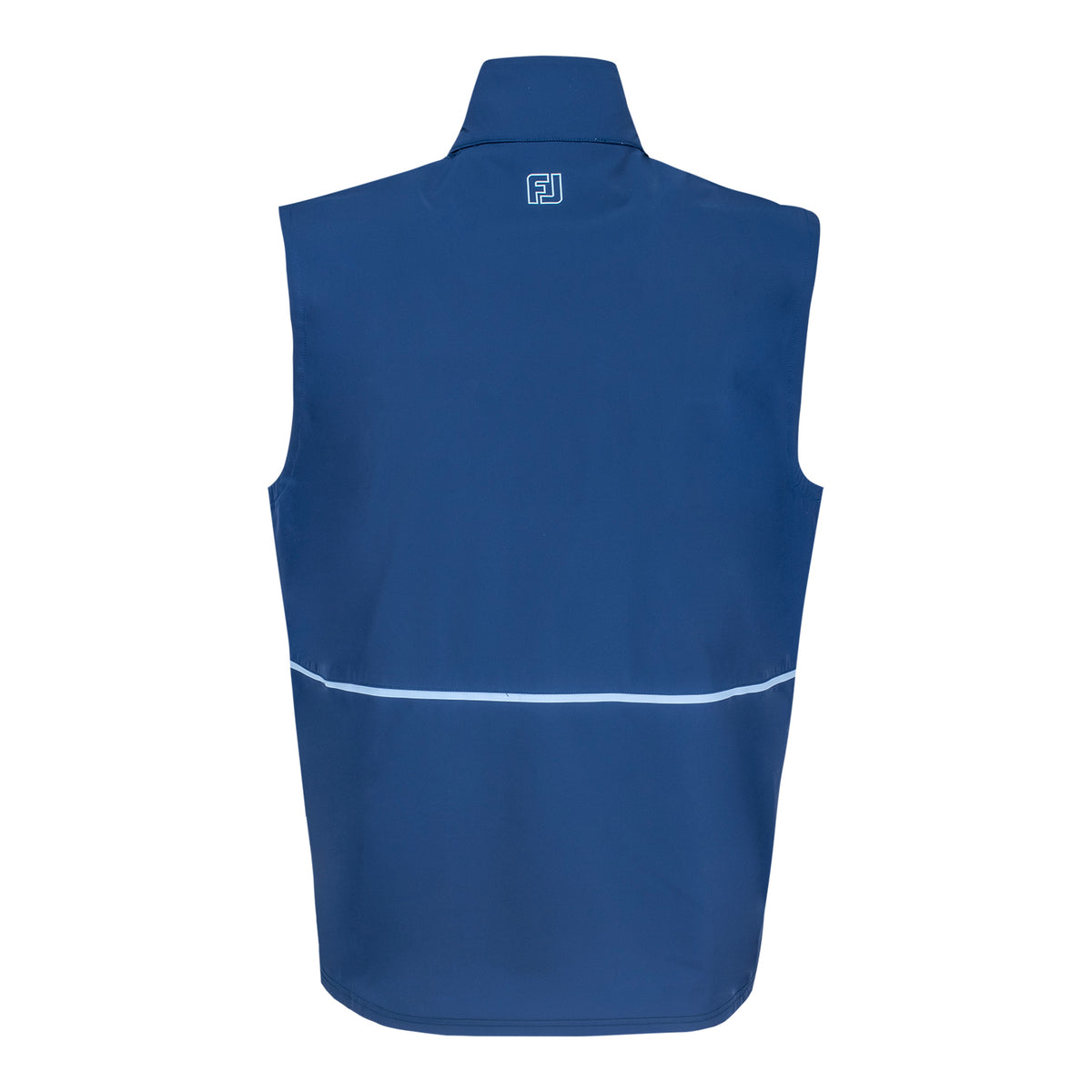 FootJoy 2027 Ryder Cup TempoSeries Vest in Navy and Light Blue - Back View