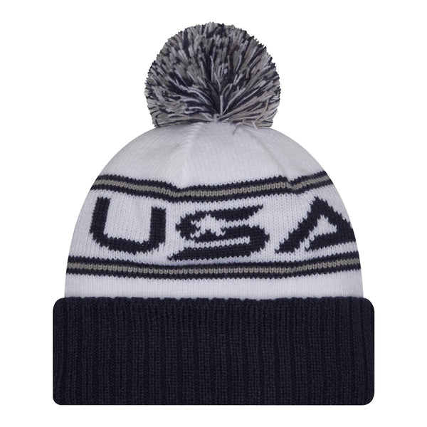 ビーニー NEW MONEY POM POM BEANIE ☆ CAYLER & SONS New Era 2025 Ryder Cup Team Pom Beanie in Navy and White
