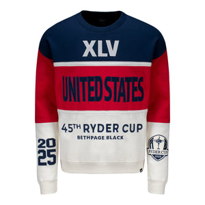 '47 Brand 2025 Ryder Cup On Five Maximalist Crew Sweatshirt - Front View