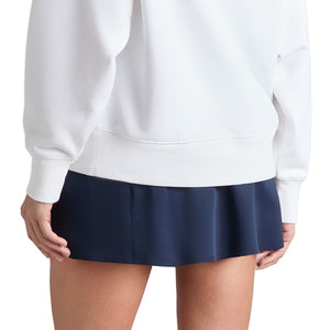 GFORE 2025 Ryder Cup French Terry Hoodie in Snow - Modeled Female Bottom Hemline