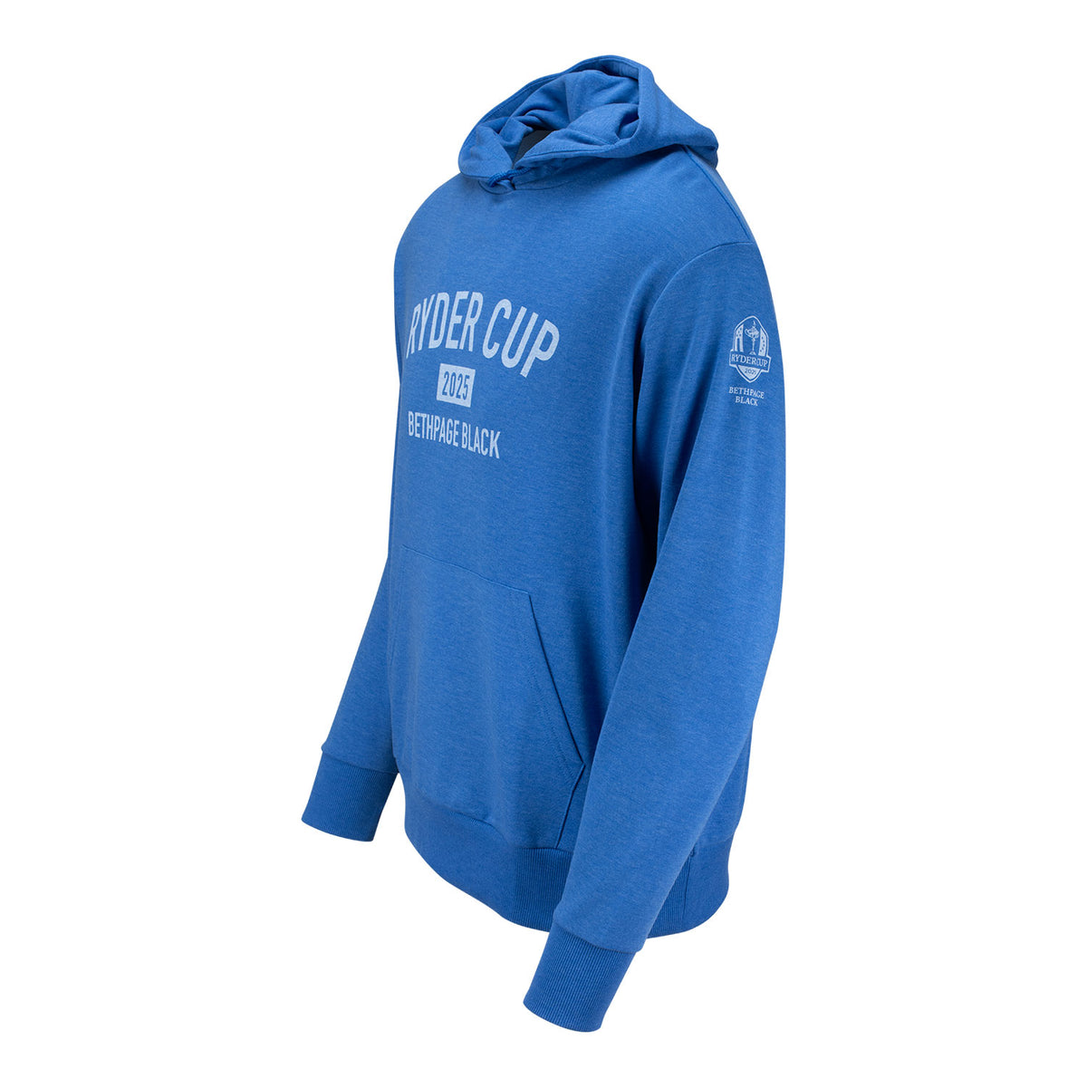 FootJoy 2025 Ryder Cup Text Hoodie in Blue - Left Side View