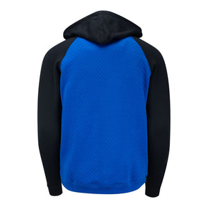 FootJoy 2025 Ryder Cup Hybrid Quarter Zip Hoodie in Royal and Black - Back View