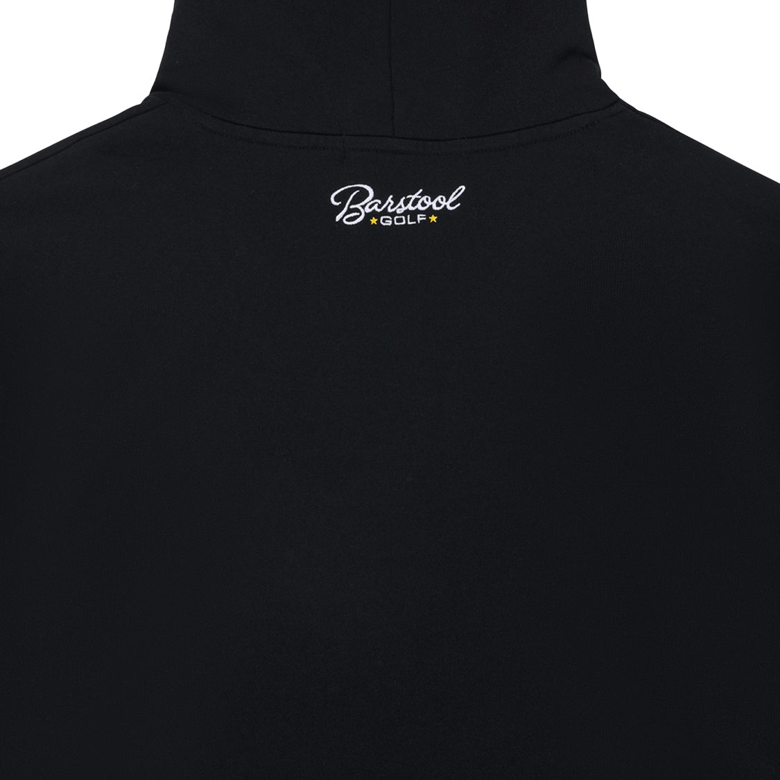 Barstool 2025 Ryder Cup Roman Numerals Hoodie in Black - Back Logo Close Up