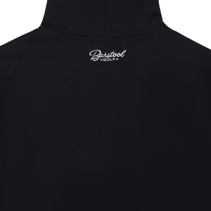 Barstool 2025 Ryder Cup Roman Numerals Hoodie in Black - Back Logo Close Up