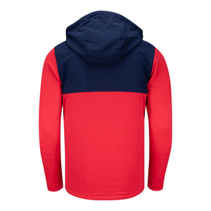 Zero Restriction 2025 Ryder Cup Tyson Hoodie in True Red and Navy - Back View