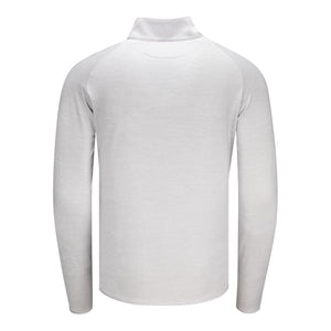 Peter Millar 2027 Ryder Cup Stealth Performance Quarter Zip in British Grey - Back