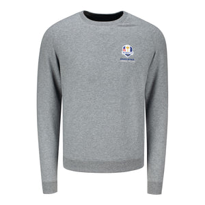 Holderness & Bourne 2027 Ryder Cup Kennedy Crewneck in Heathered Grey - Front