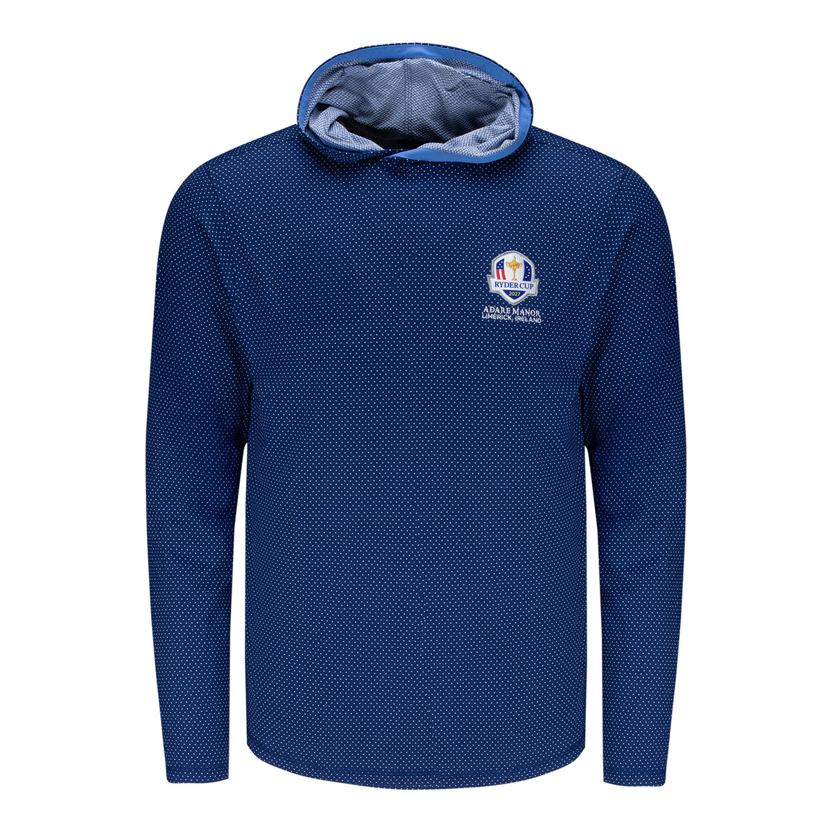 B.Draddy 2027 Ryder Cup Cool Olin Hoodie in Regal Captain Cool - Front