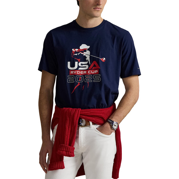 Ralph Lauren 2025 Ryder Cup Graphic T-Shirt in Refined Navy