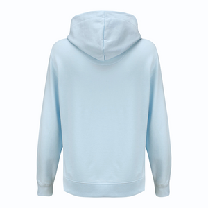 FootJoy 1927 Trophy Women's Hooded Sweatshirt in Light Blue - Back View