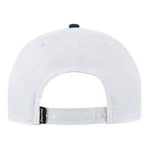 Imperial 1927 Trophy Two Tone Rope Hat in White and Navy - Back View