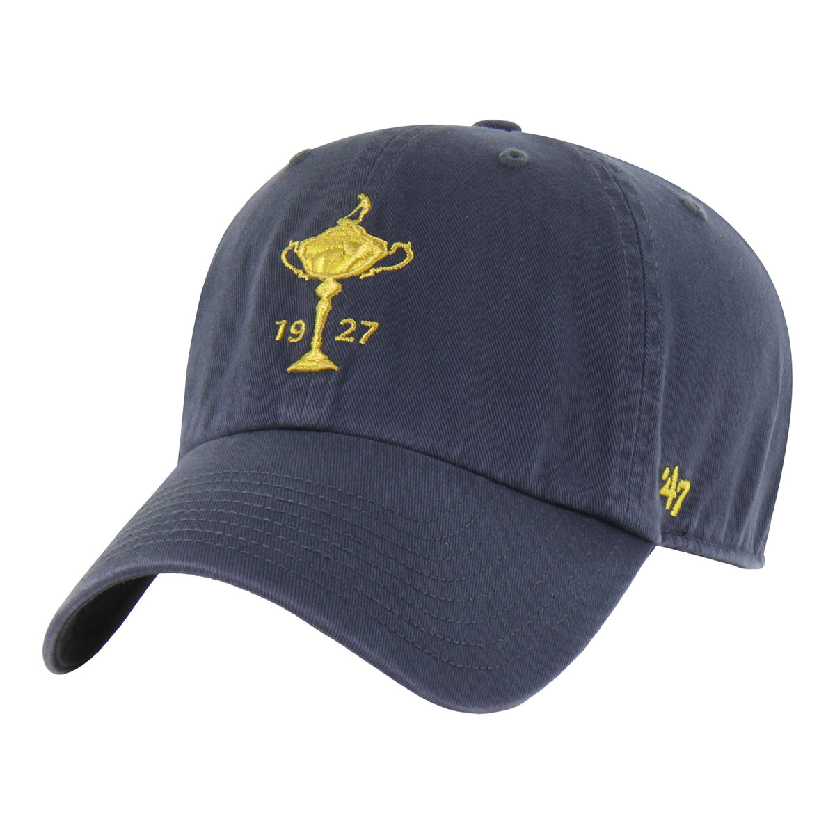 '47 Brand 1927 Trophy Clean-Up Hat in Vintage Navy - Front View