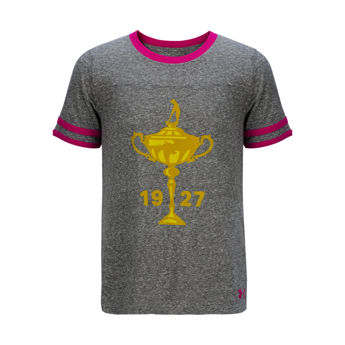Girls Youth Siro Slub SS Tee in Grey- Front View