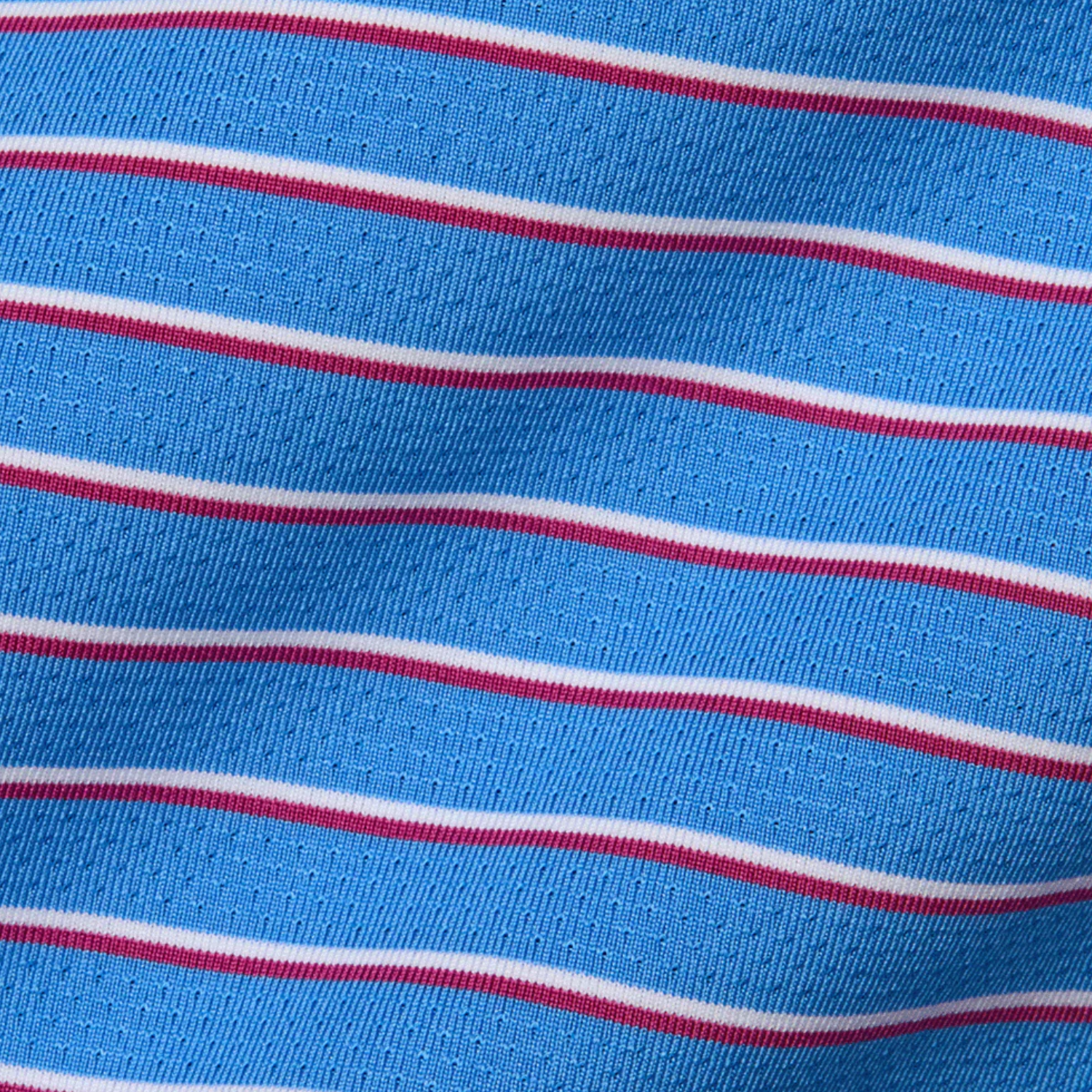 Holderness & Bourne 2027 Ryder Cup Springer Shirt in Horizon Blue, White, and Cabernet - Modeled Front View