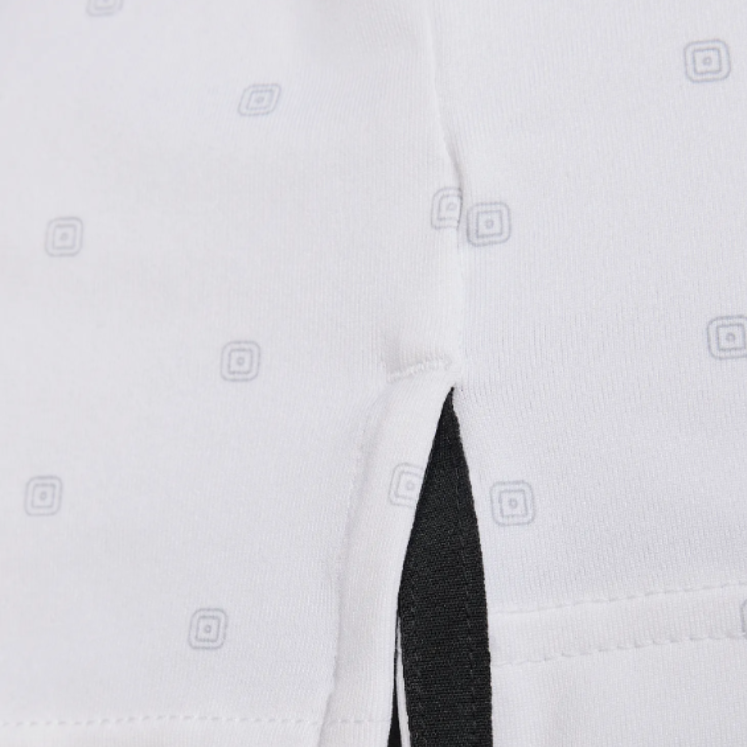 Nike 2025 Ryder Cup Tour Dot Print Polo in White - Front View