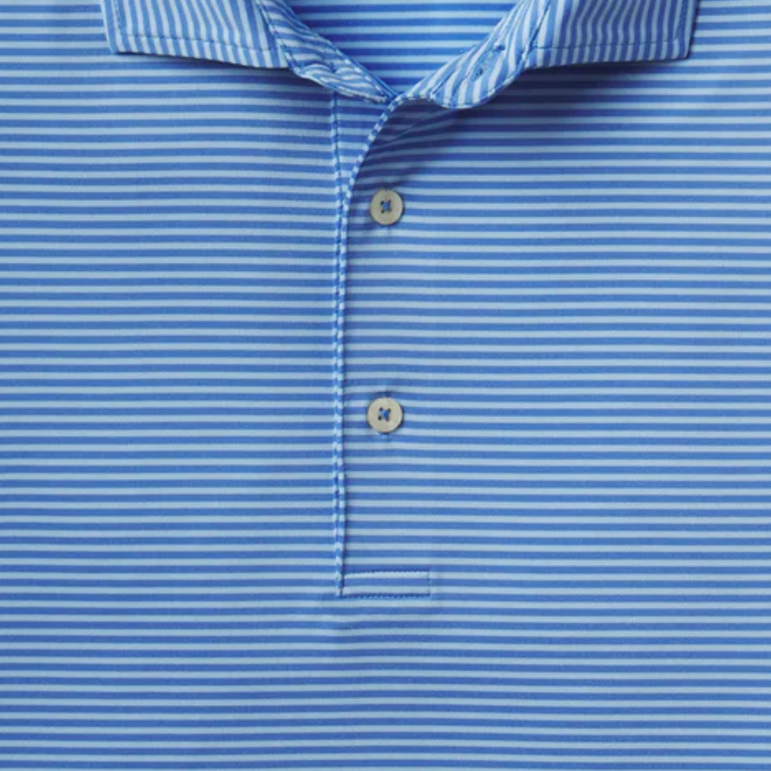 Fairway & Greene 2027 Ryder Cup Park Stripe Polo in Blue - Front View