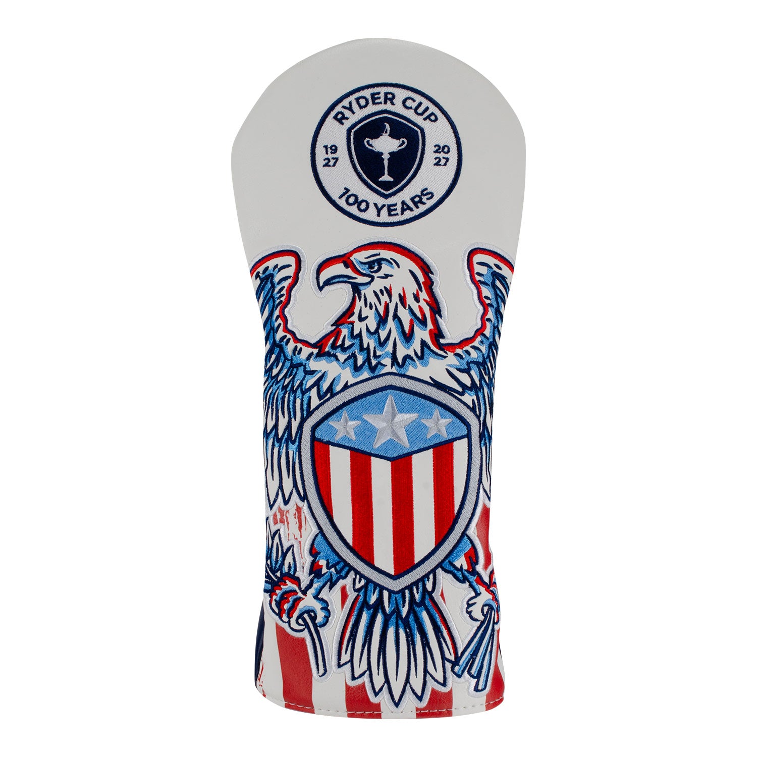 SWAG Ryder Cup Centennial Eagle Driver Cover in Red, White, and Blue - Front