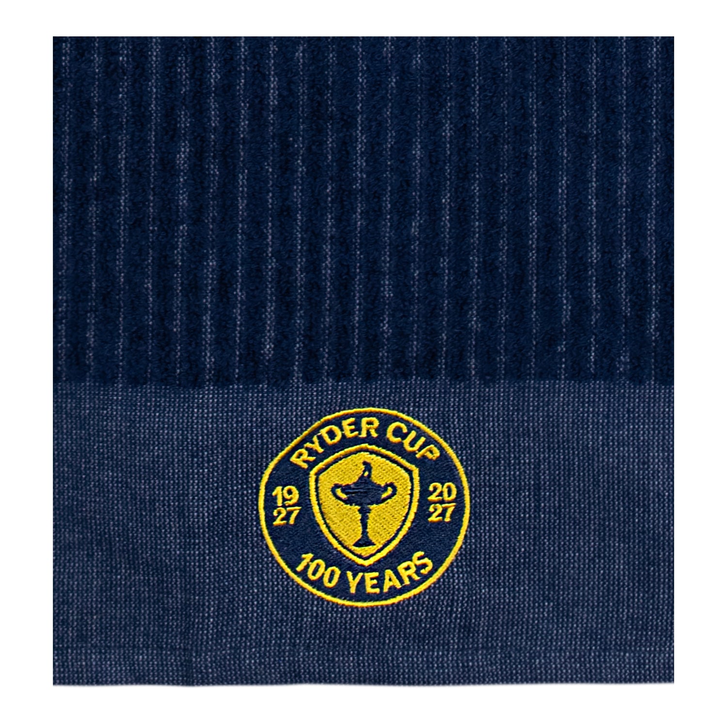 Dynamic Ryder Cup Centennial 22" x 44" Caddy Towel in Navy - Front