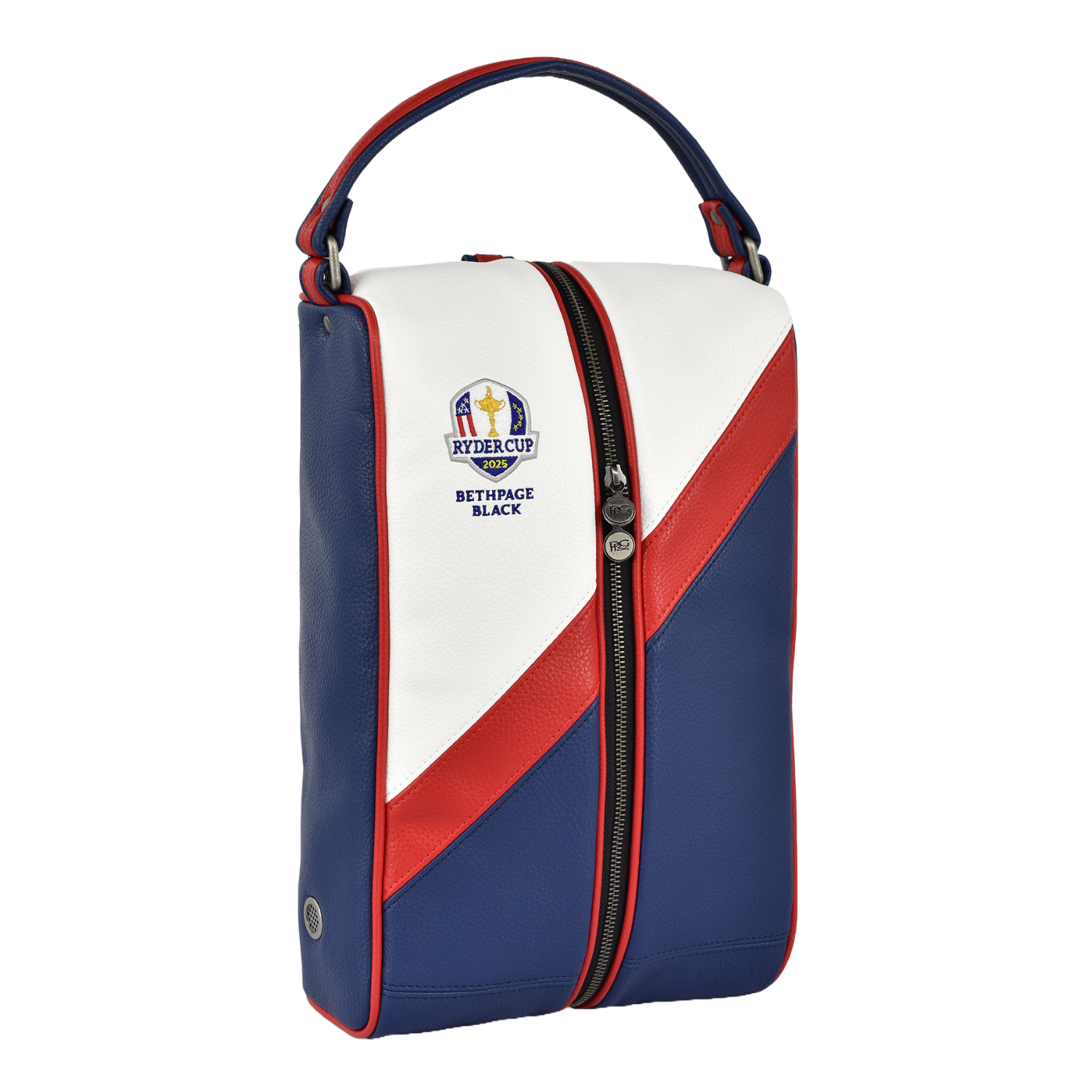 PRG Americas 2025 Ryder Cup Premium Shoe Bag - Front Angled View