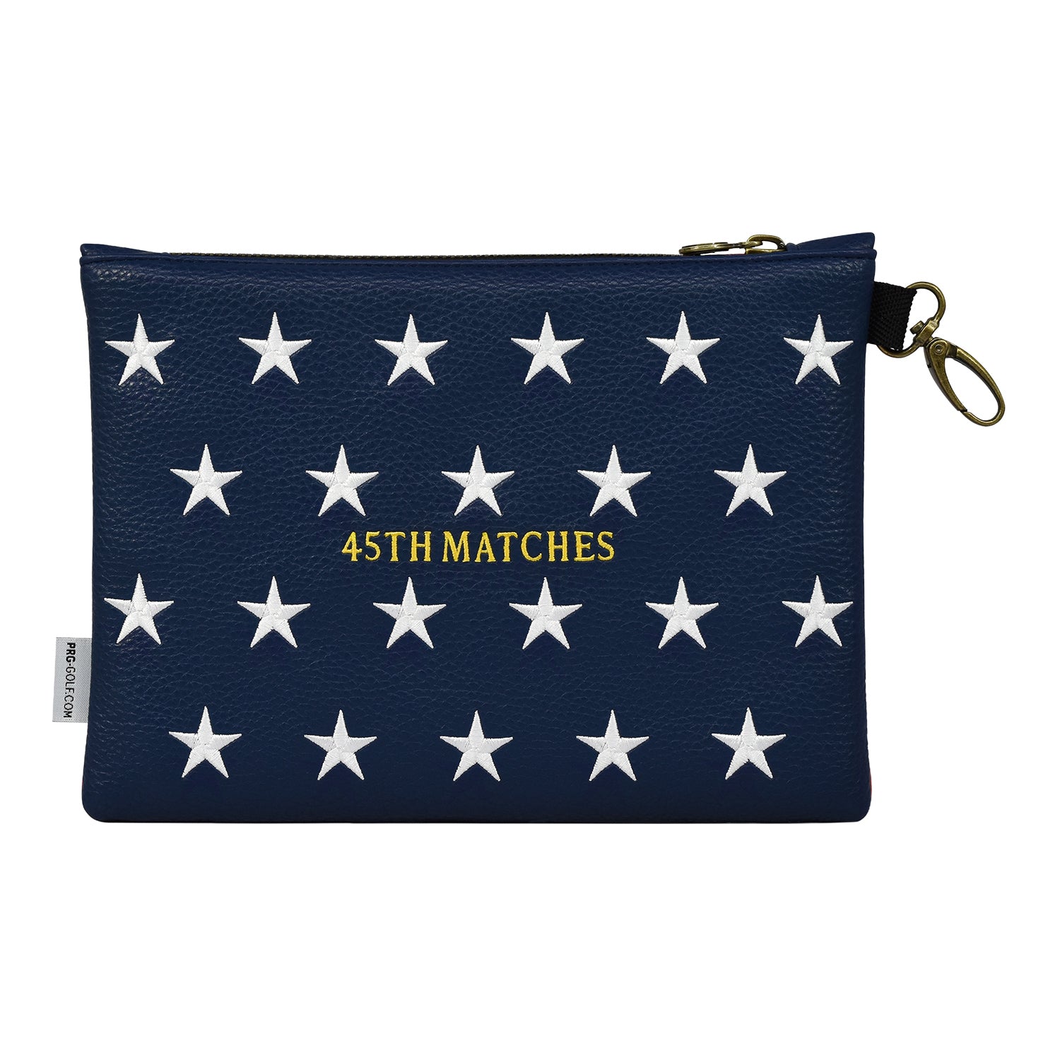 PRG Golf 2025 Ryder Cup Flag Themed Valuables Pouch - Front View