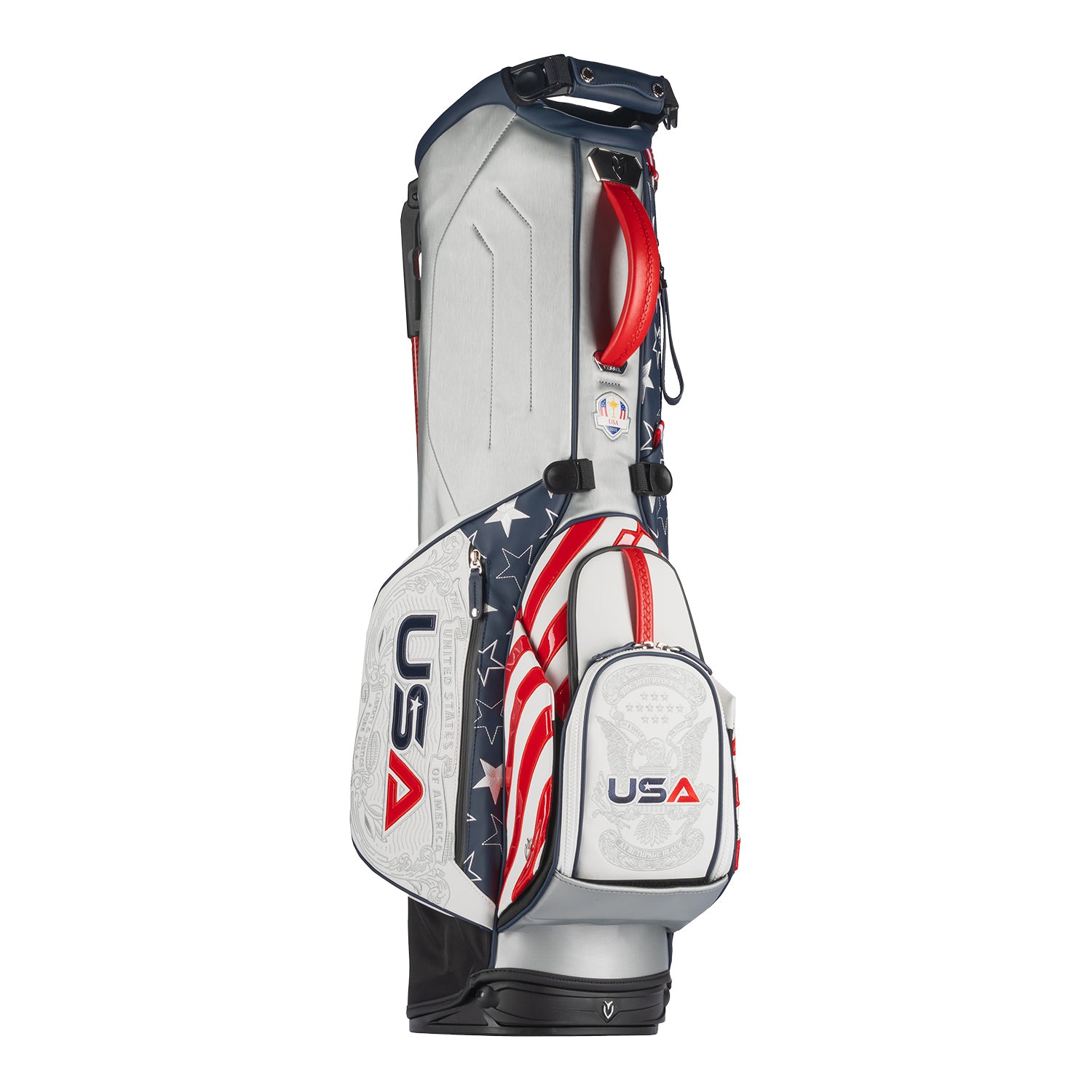 SWAG Golf 2025 Ryder Cup Team U.S. Stand Golf Bag - Angled Front Left View