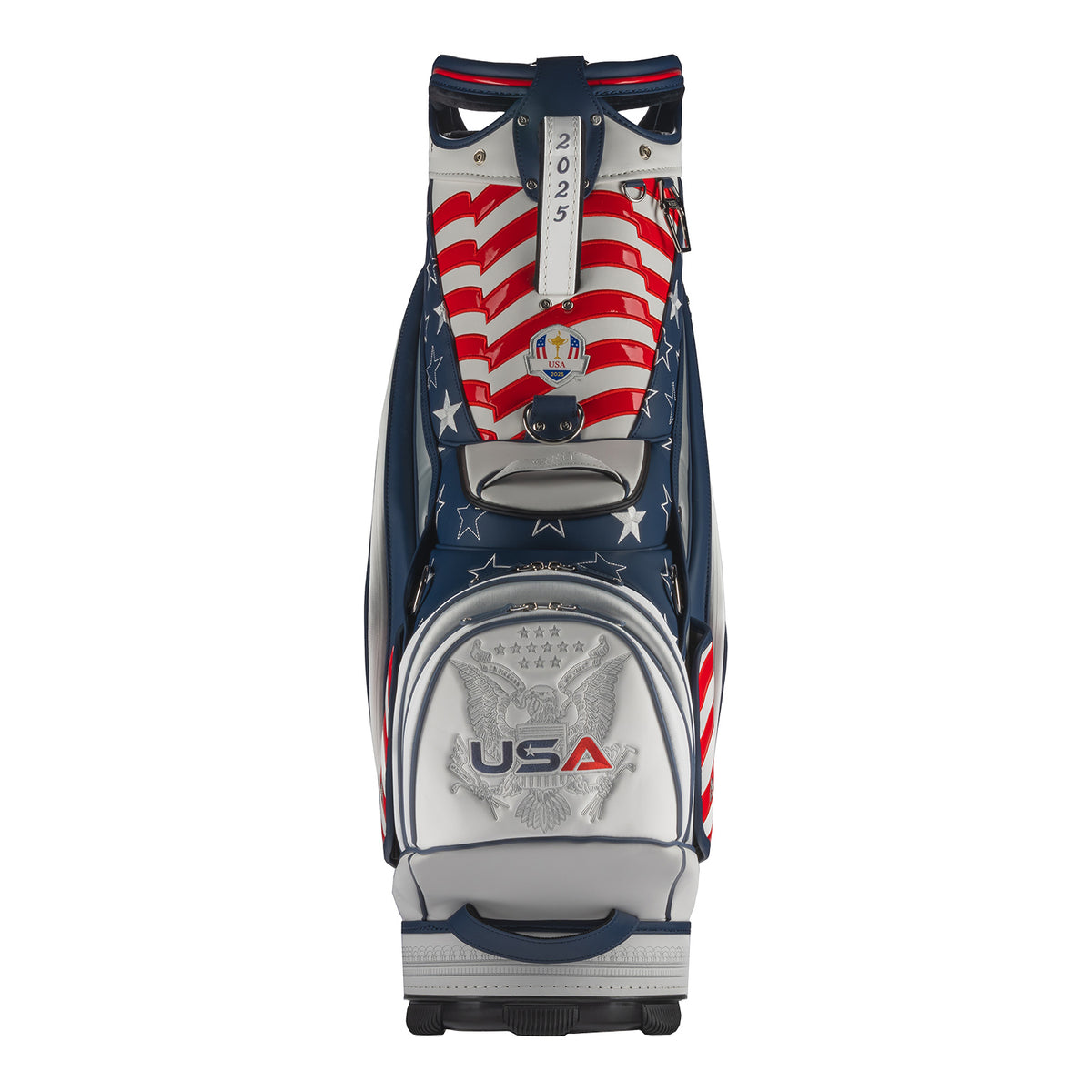 SWAG Golf 2025 Ryder Cup Team U.S. Staff Golf Bag - Front View