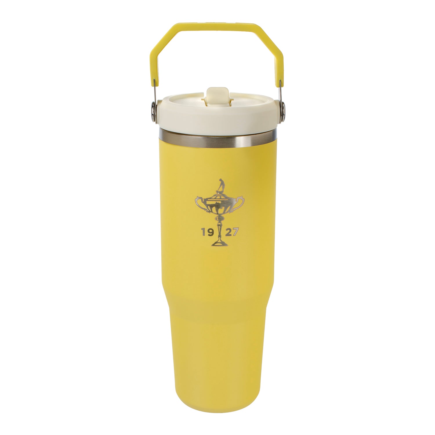 Stanley 1927 Trophy 30oz IceFlow™ Flip Straw 2.0 Tumbler in Daffodil - Front