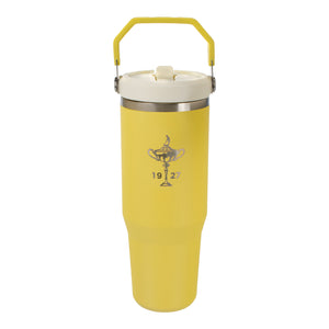 Stanley 1927 Trophy 30oz IceFlow™ Flip Straw 2.0 Tumbler in Daffodil - Front