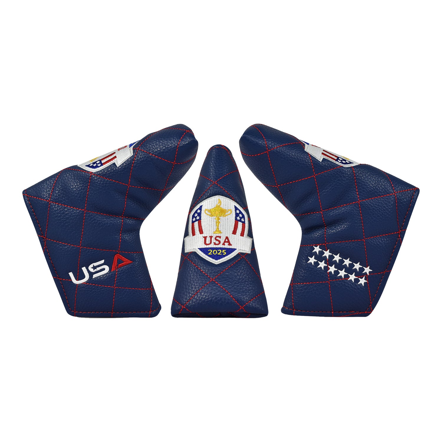 PRG Golf 2025 Ryder Cup Team U.S. Elite Studio Blade Putter Cover in Navy - 360 View