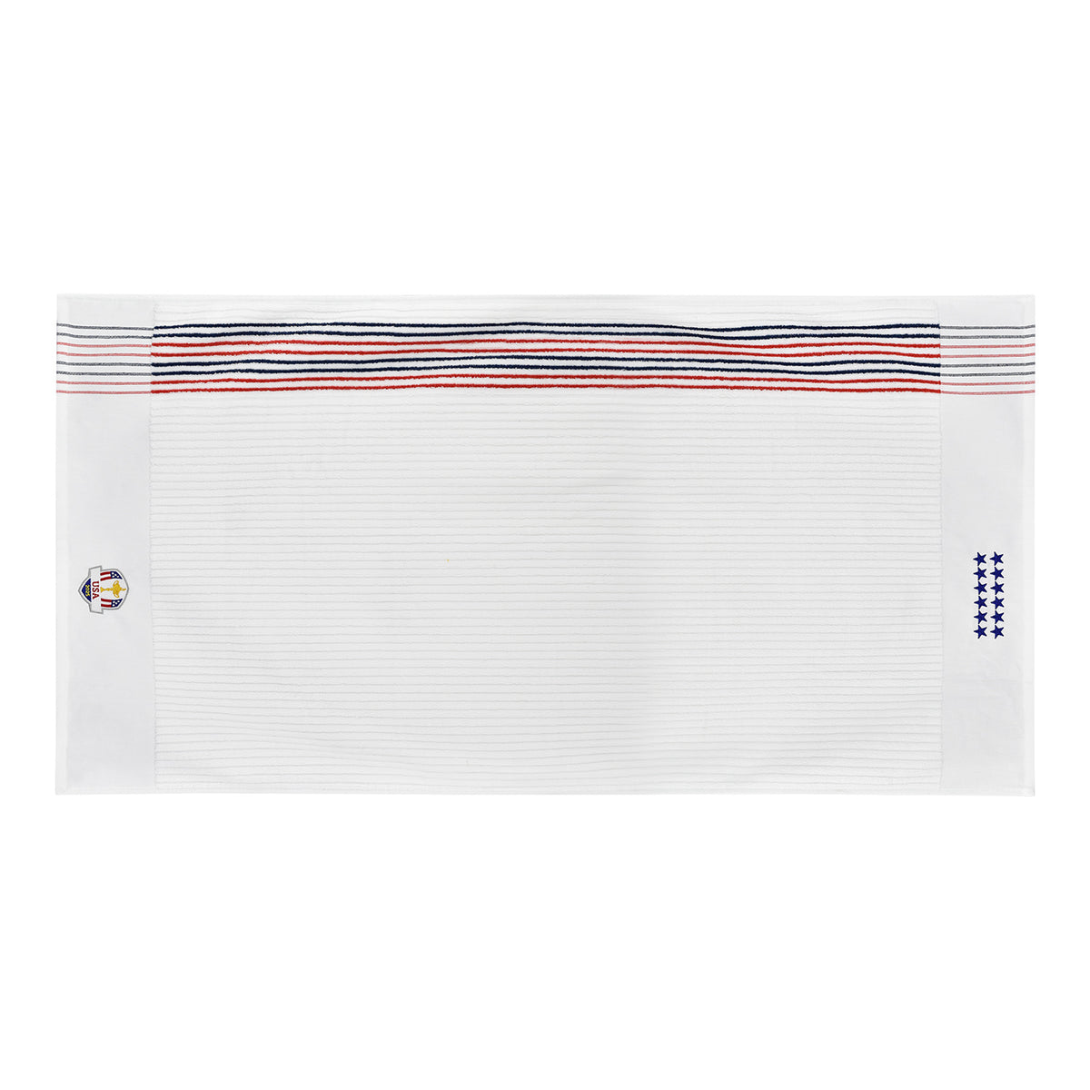 PRG Golf 2025 Ryder Cup Team U.S. Retro Caddy Towel in White - Front View