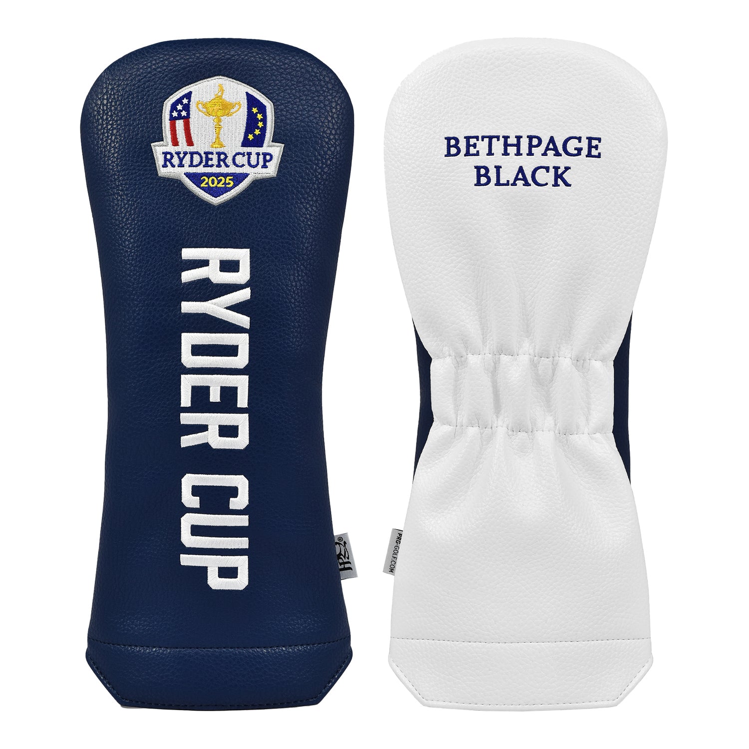 PRG Golf 2025 Ryder Cup Match Driver Cover - Front and Back View