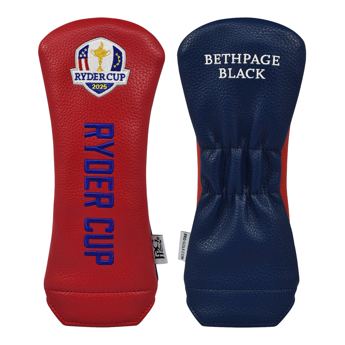 PRG Golf 2025 Ryder Cup Match Hybrid Cover - Front and Back View