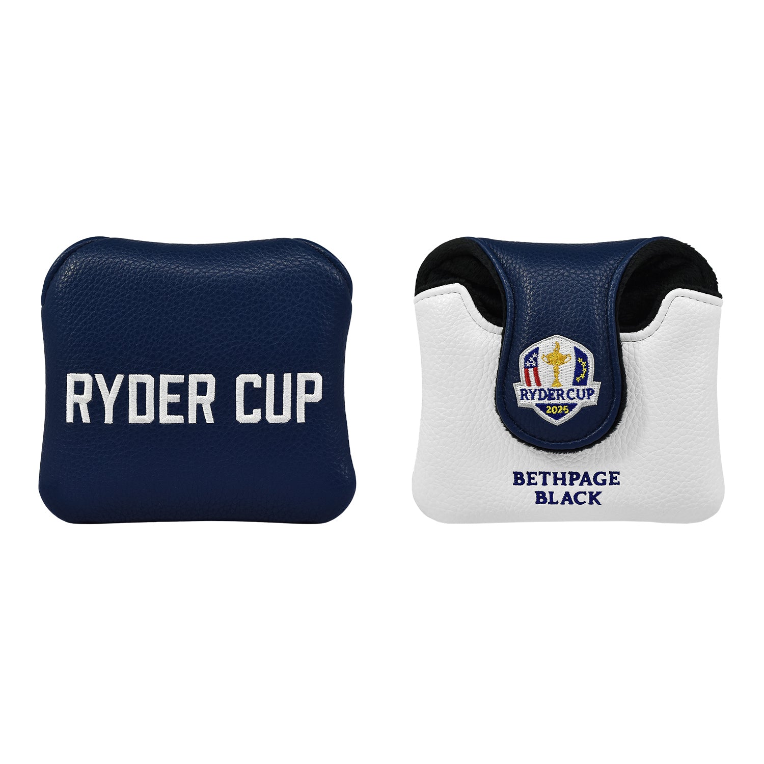 PRG Golf 2025 Ryder Cup Match Mallet Cover - Front and Back View