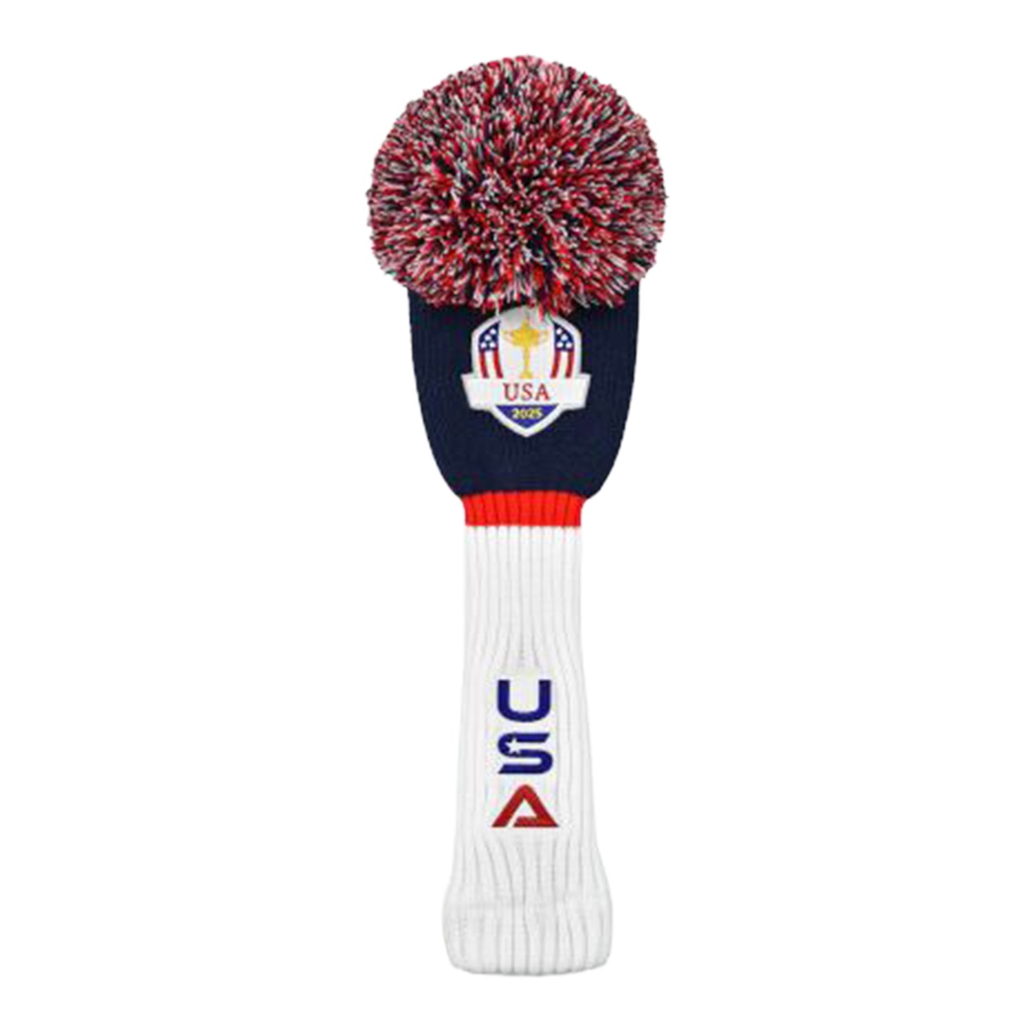 PRG Golf 2025 Ryder Cup U.S. Team Pom Driver Cover - Front View
