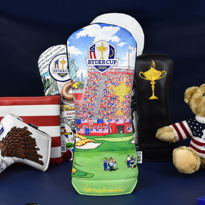 PRG Golf 2025 Ryder Cup Lee Wybranski Driver Cover - Styled View