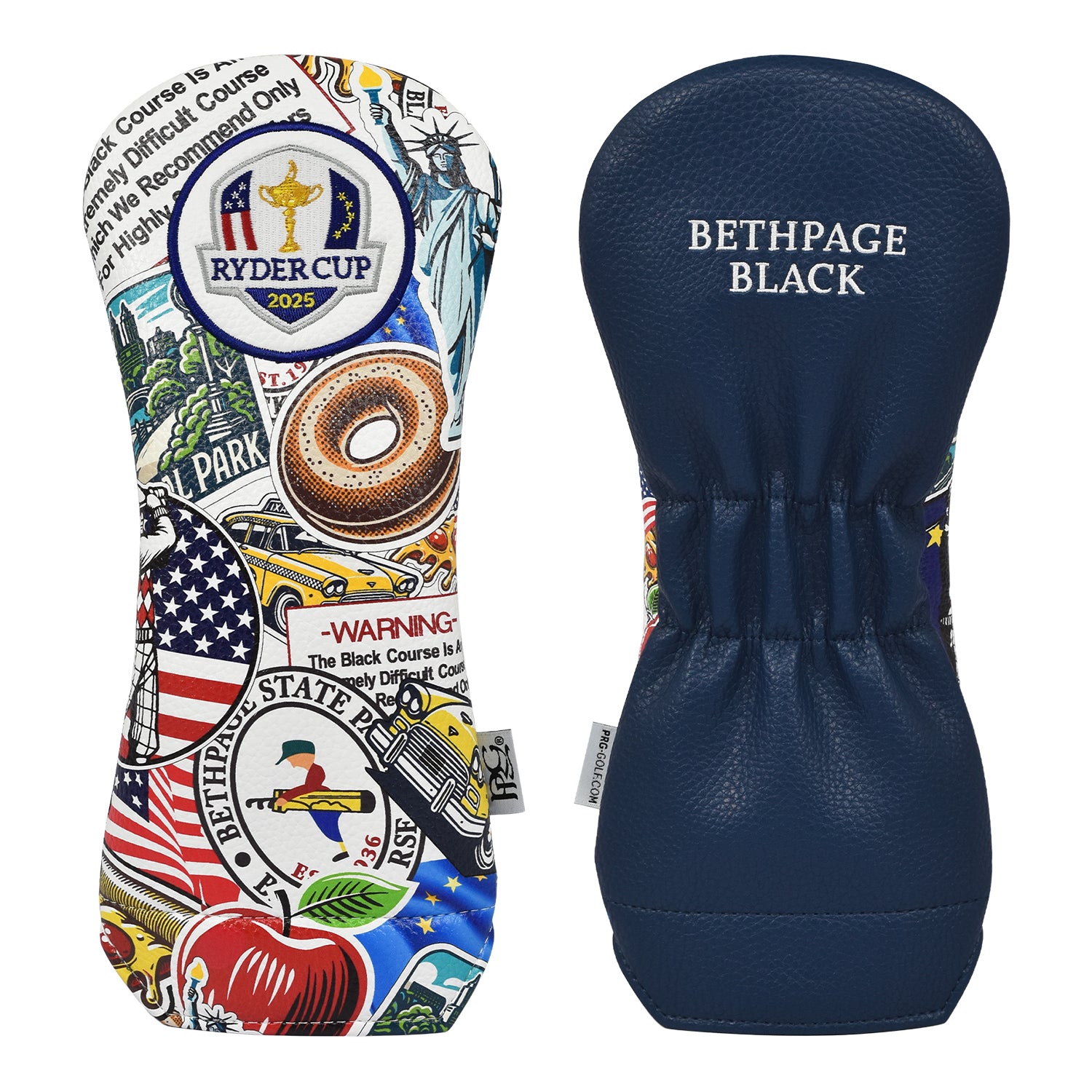 PRG Golf 2025 Ryder Cup NYC Themed Fairway Cover - Front and Back View